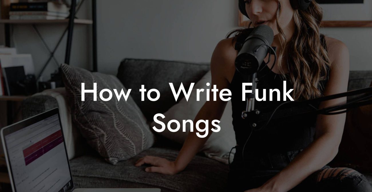 How to Write Funk Songs