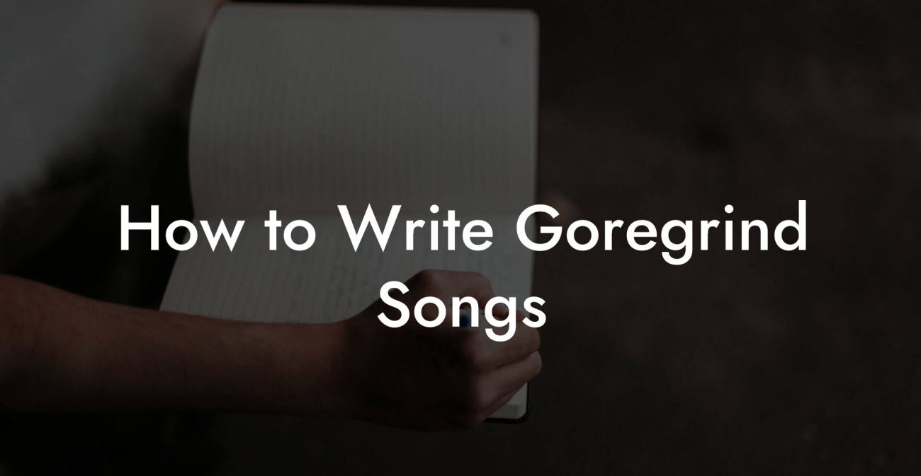 How to Write Goregrind Songs