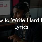 How to Write Hard Bop Lyrics