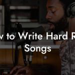 How to Write Hard Rock Songs
