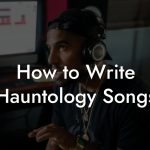 How to Write Hauntology Songs