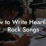 How to Write Heartland Rock Songs