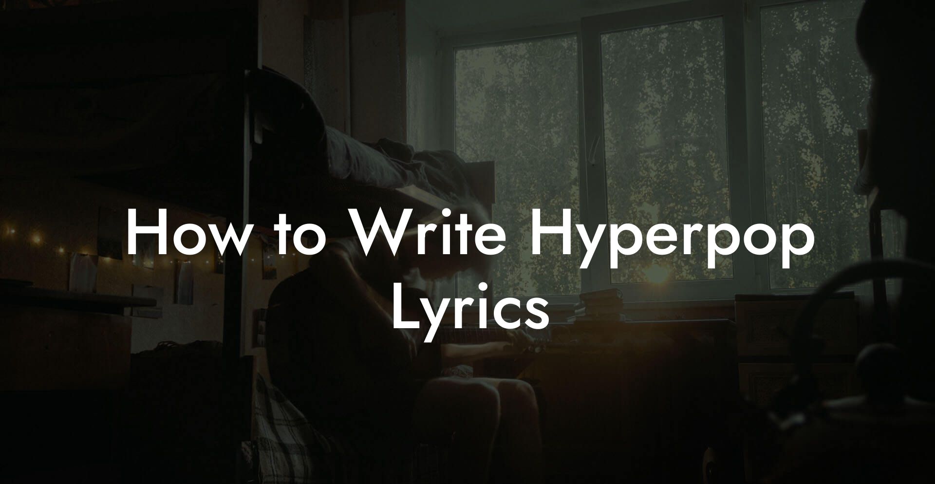 How to Write Hyperpop Lyrics