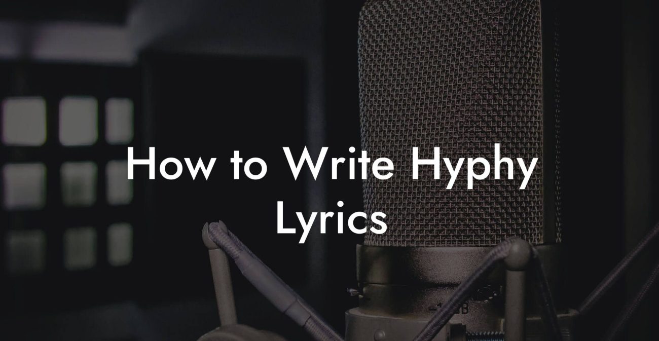 How to Write Hyphy Lyrics