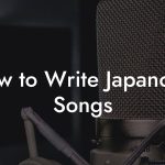 How to Write Japanoise Songs