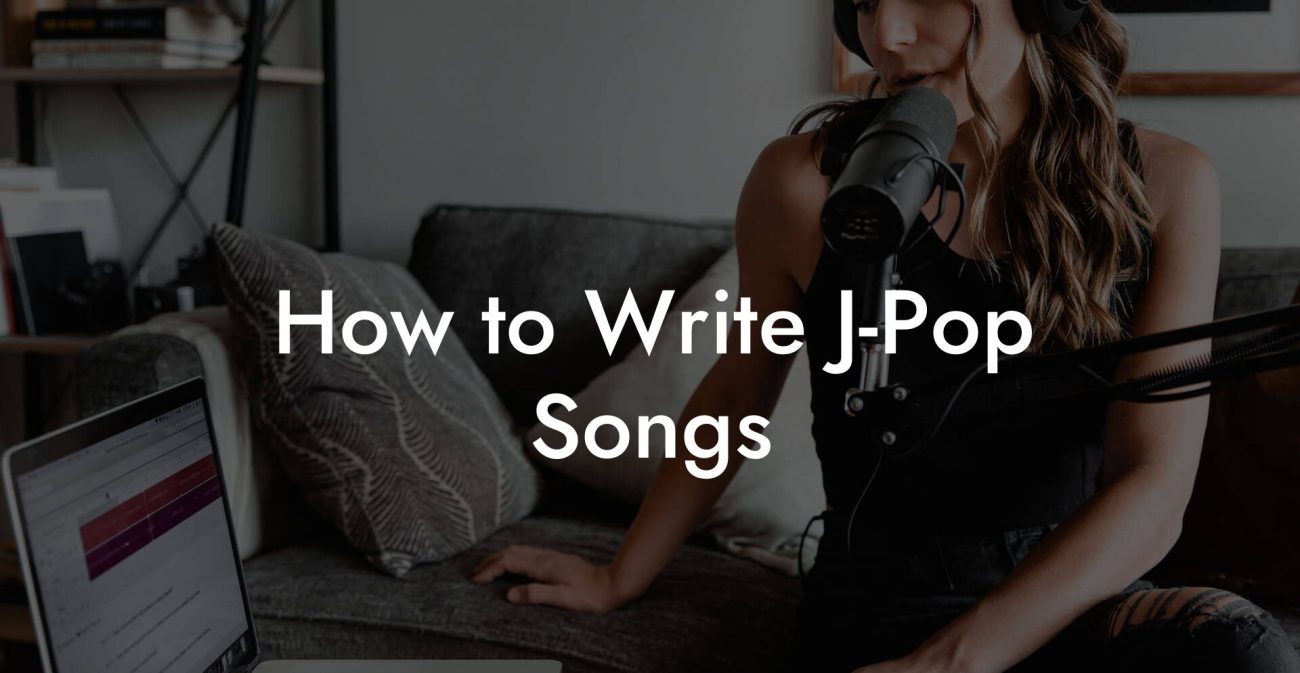 How to Write J-Pop Songs