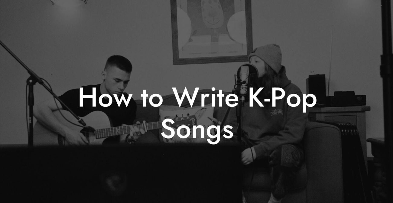 How to Write K-Pop Songs