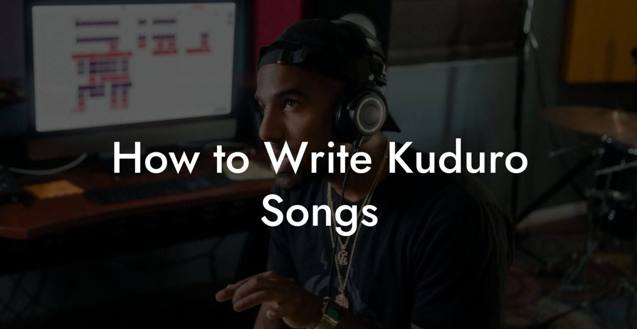 How to Write Kuduro Songs