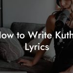 How to Write Kuthu Lyrics
