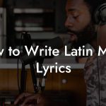 How to Write Latin Metal Lyrics