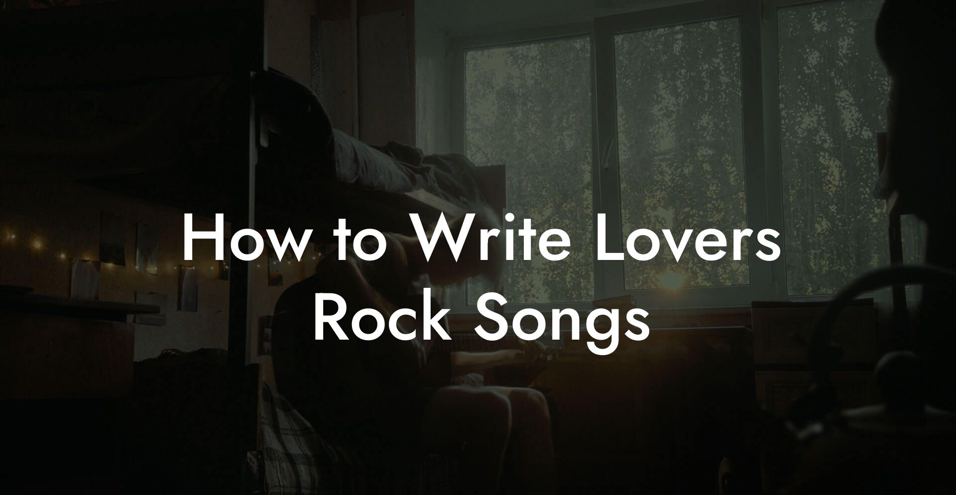 How to Write Lovers Rock Songs