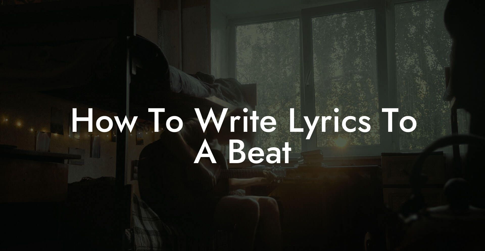 how to write lyrics to a beat lyric assistant