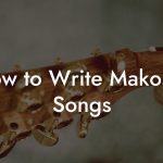 How to Write Makossa Songs