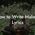 How to Write Maloya Lyrics