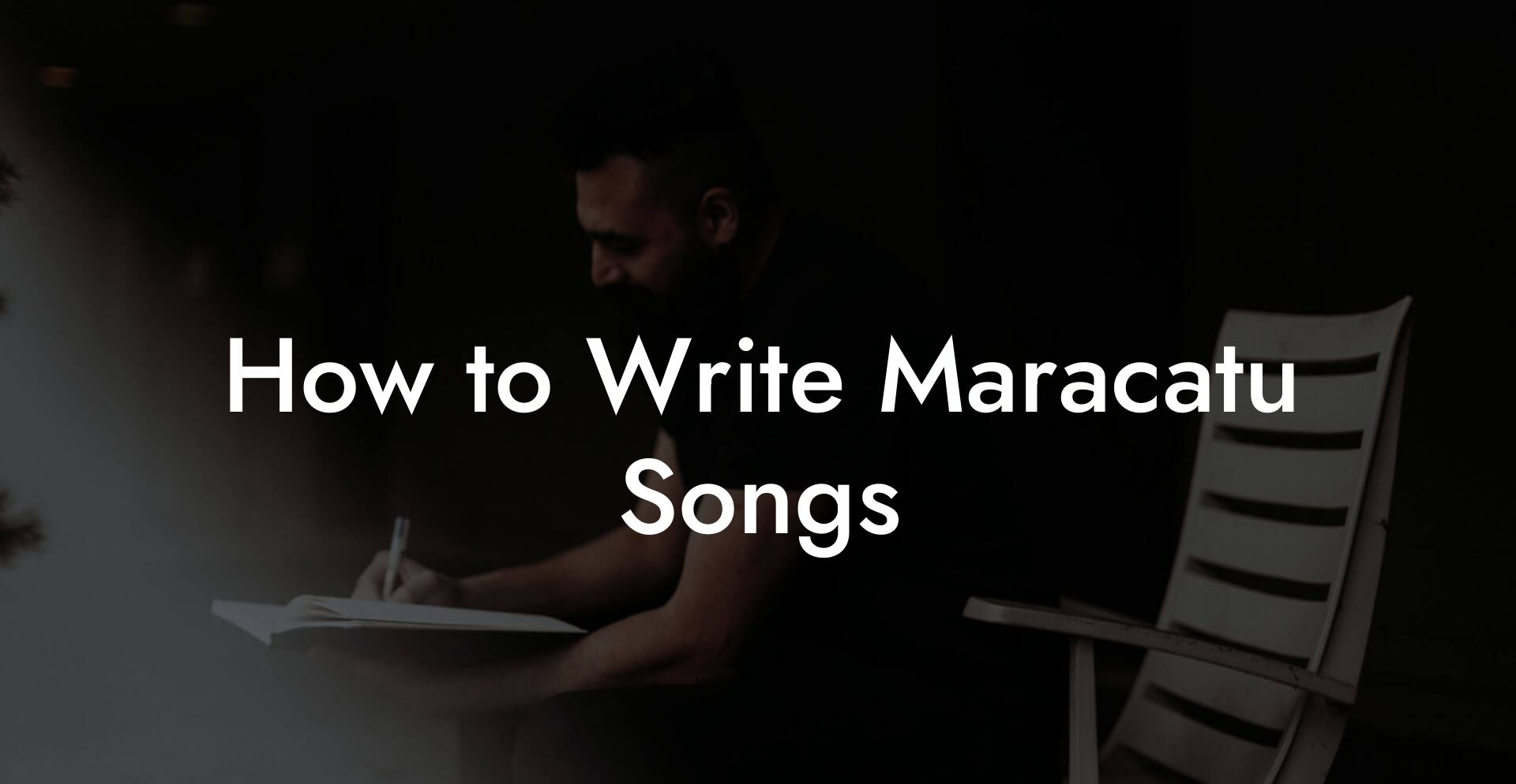 How to Write Maracatu Songs