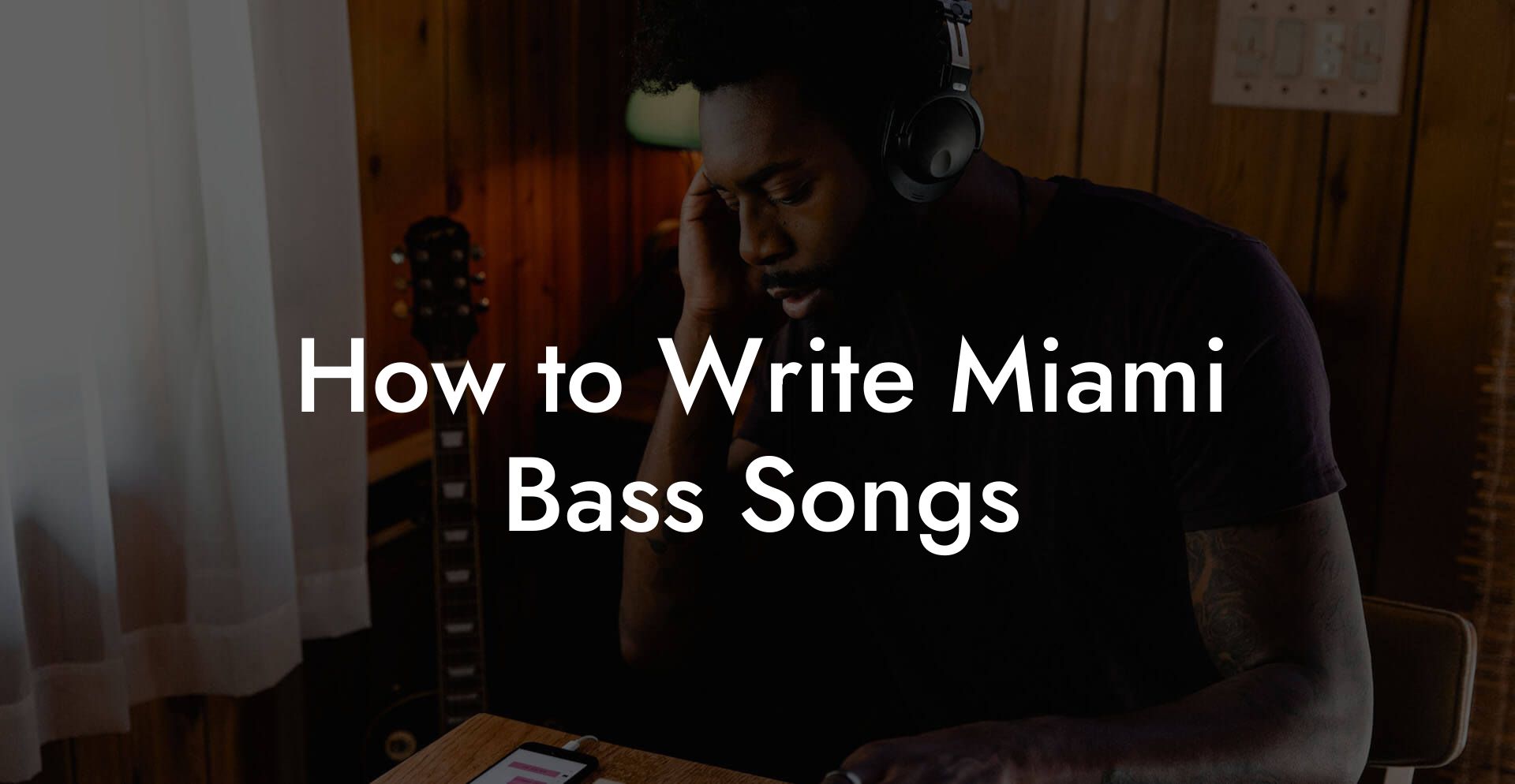 How to Write Miami Bass Songs