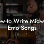 How to Write Midwest Emo Songs