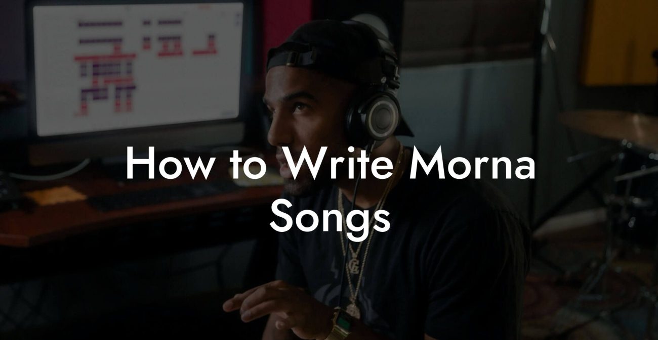 How to Write Morna Songs