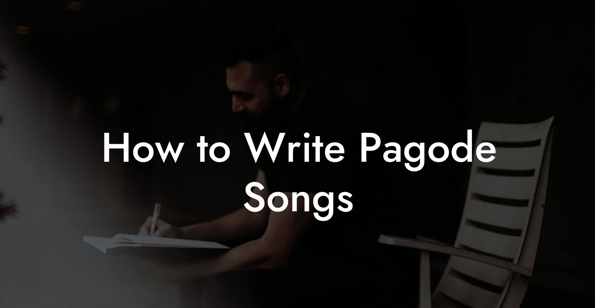 How to Write Pagode Songs