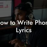 How to Write Phonk Lyrics