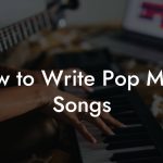 How to Write Pop Metal Songs