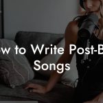 How to Write Post-Bop Songs