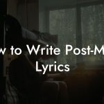 How to Write Post-Metal Lyrics