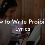 How to Write Proibidão Lyrics