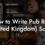 How to Write Pub Rock (United Kingdom) Songs