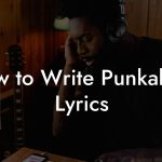 How to Write Punkabilly Lyrics