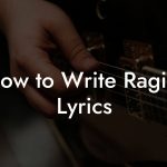 How to Write Ragini Lyrics