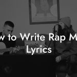 How to Write Rap Metal Lyrics