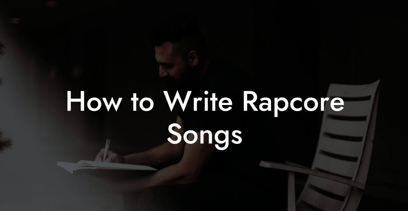 How to Write Rapcore Songs