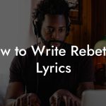 How to Write Rebetiko Lyrics