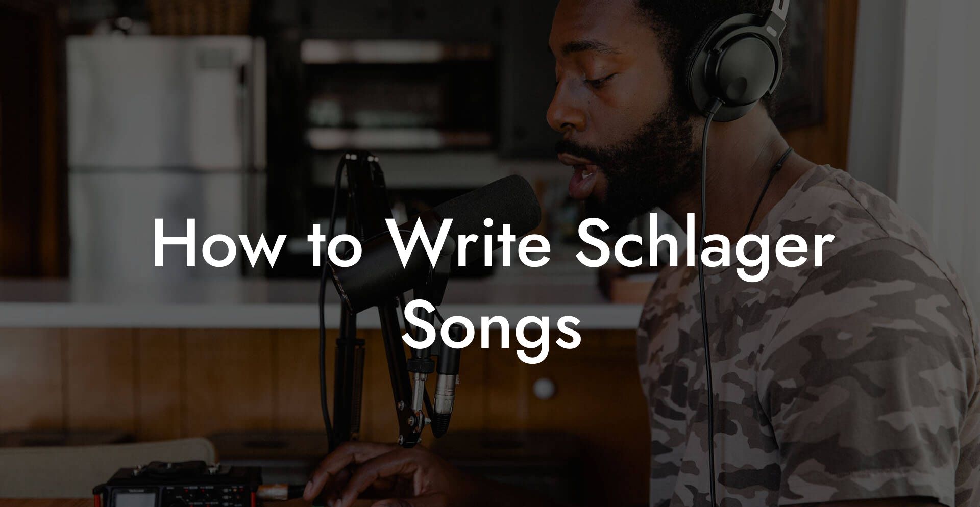 How to Write Schlager Songs