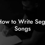 How to Write Sega Songs