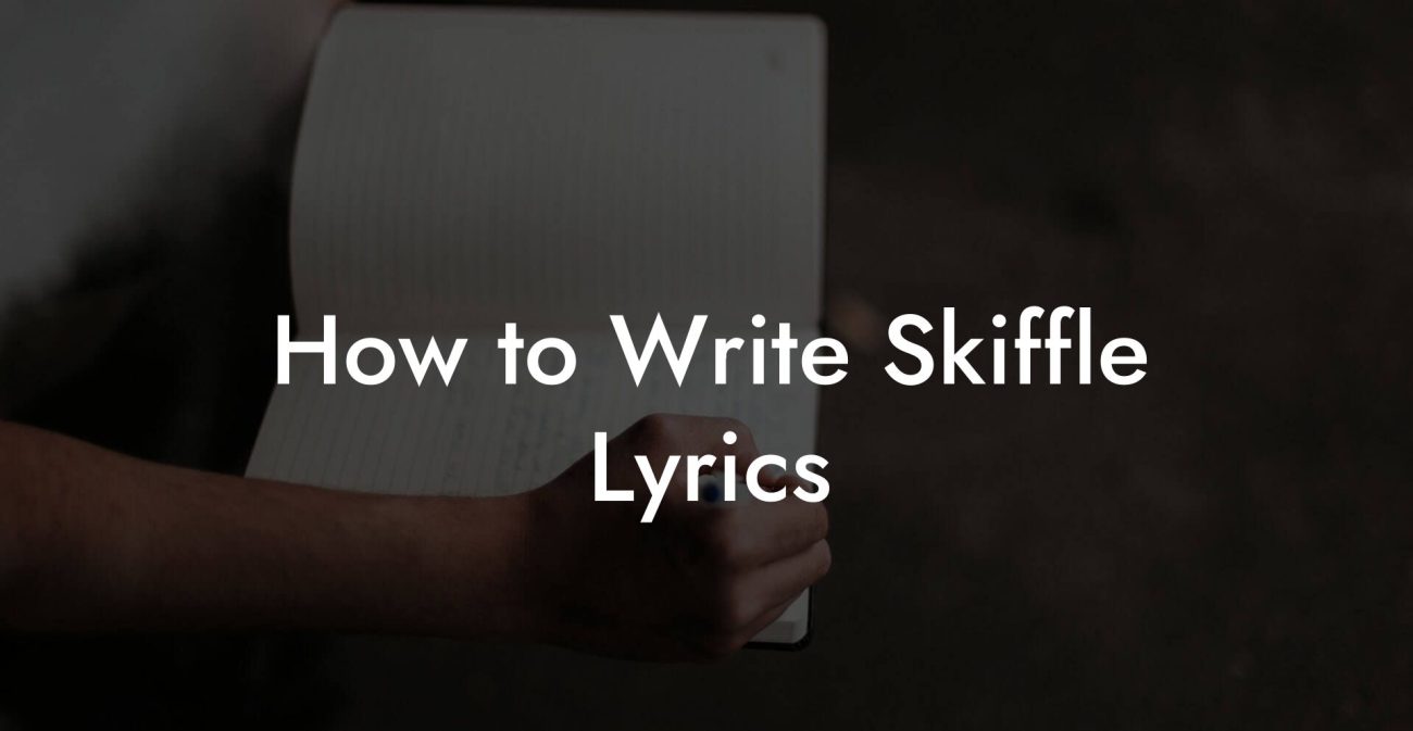 How to Write Skiffle Lyrics