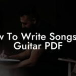 how to write songs on guitar pdf lyric assistant