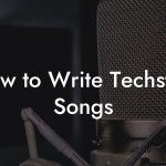How to Write Techstep Songs