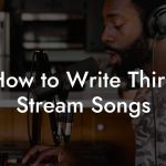 How to Write Third Stream Songs