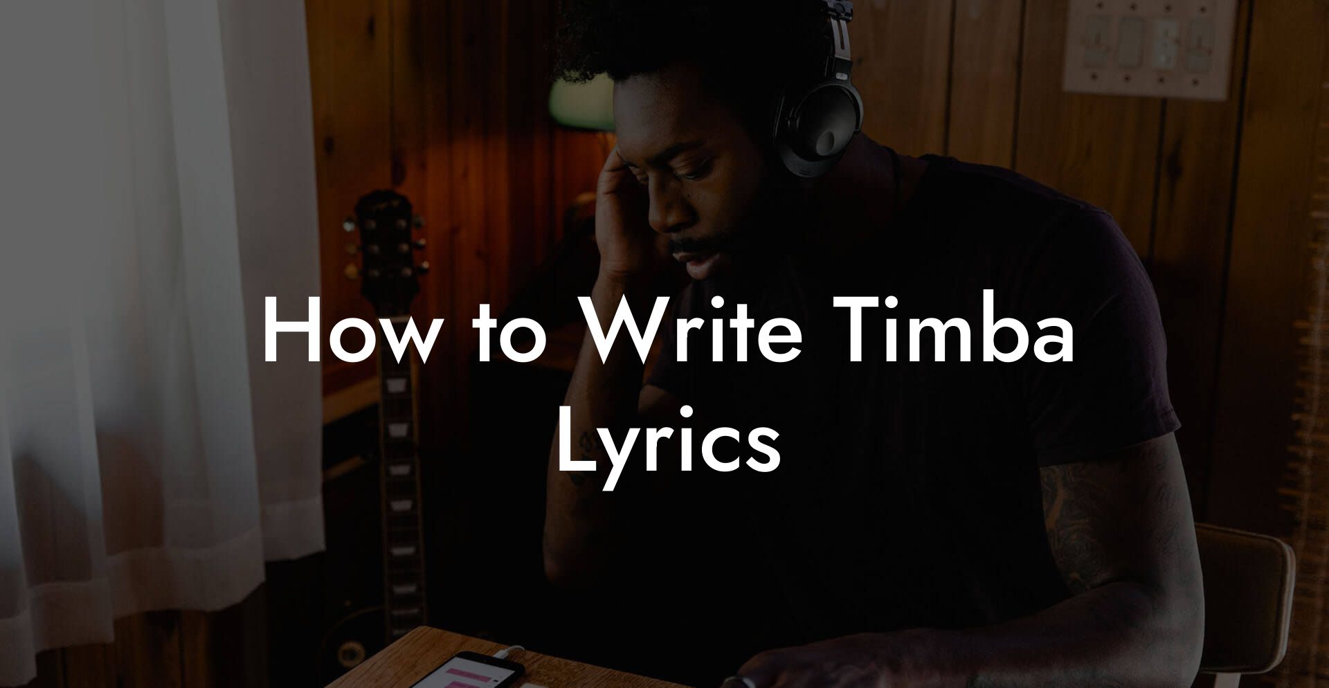 How to Write Timba Lyrics