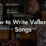 How to Write Vallenato Songs