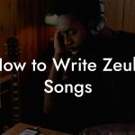 How to Write Zeuhl Songs