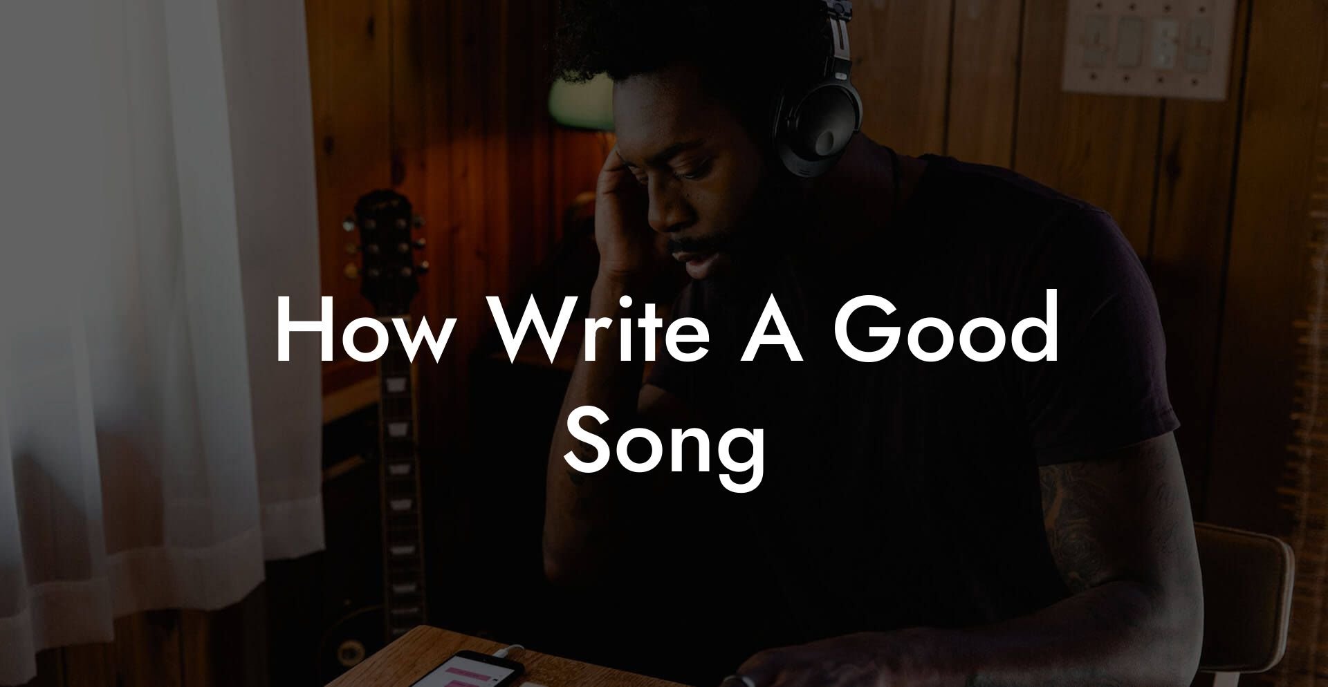 how write a good song lyric assistant