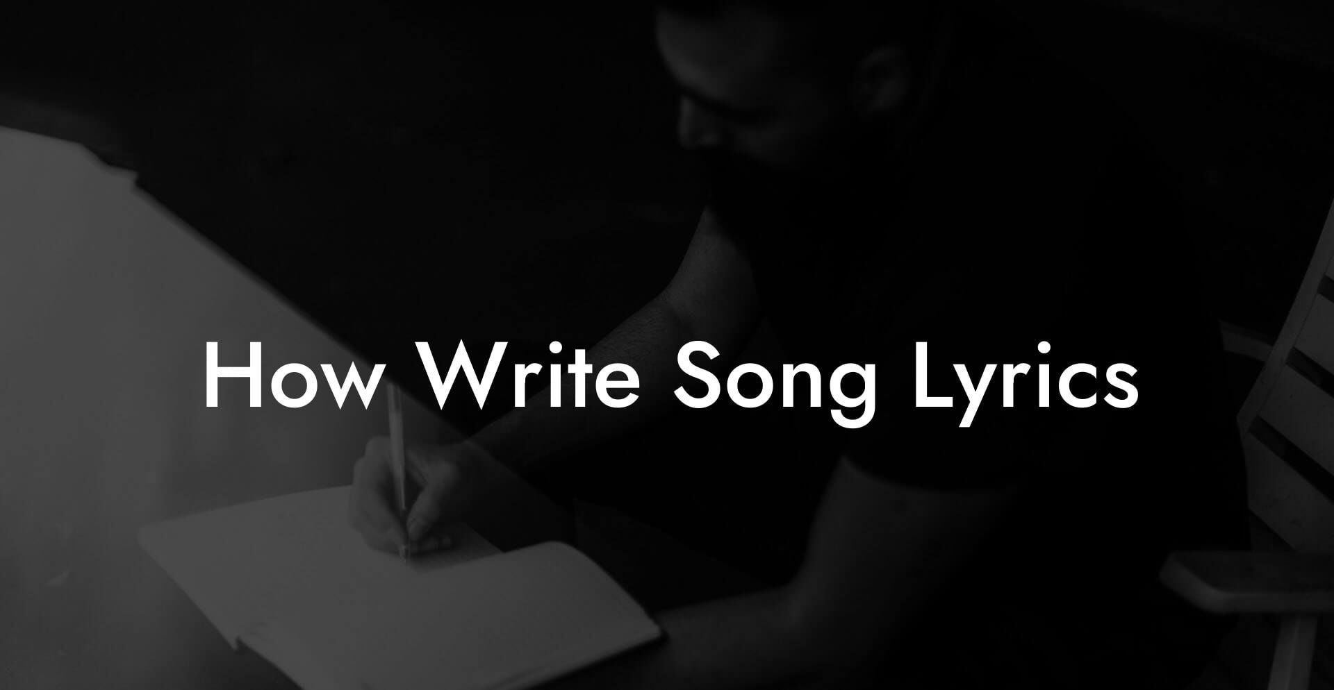 how write song lyrics lyric assistant