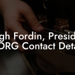 Hugh Fordin, President at DRG Contact Details