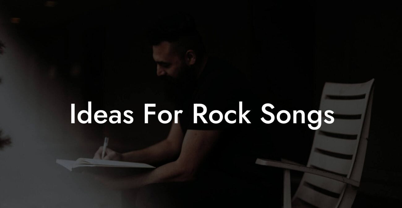 ideas for rock songs lyric assistant