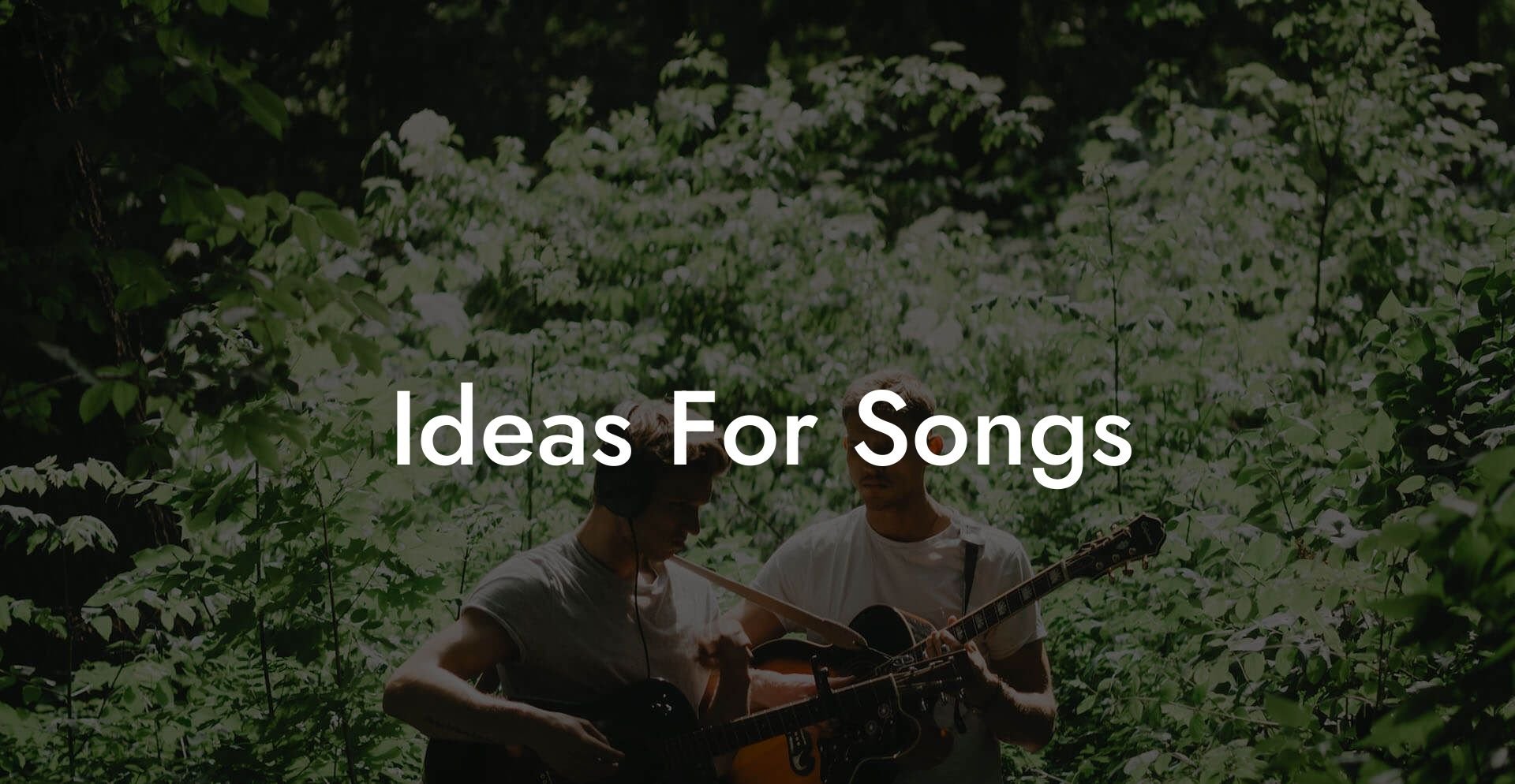 ideas for songs lyric assistant