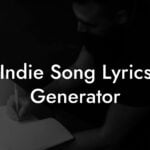 indie song lyrics generator lyric assistant
