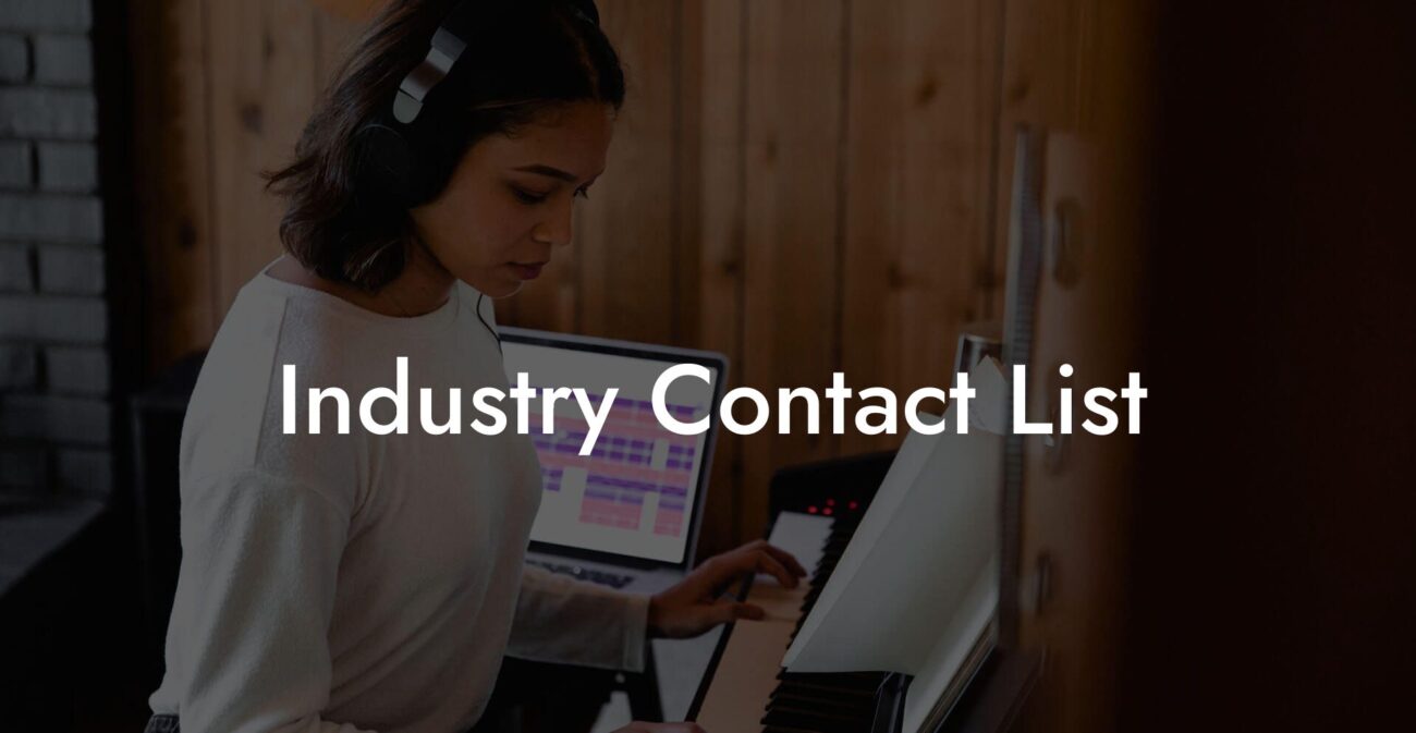 Industry Contact List